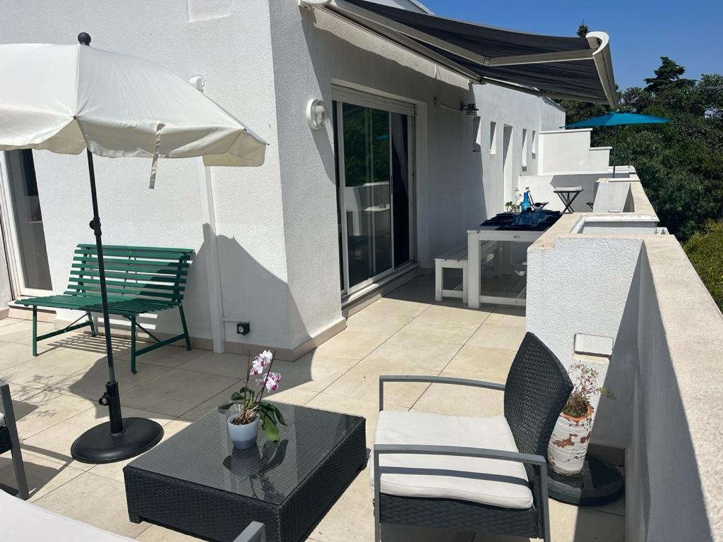 Duplex Toit Terrasse Vue Panoramique Apartamento Montpellier Exterior foto